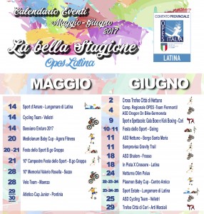 calendario OPES Latina